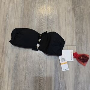 Nwt Red‎ Carter Bikini Top Black Small